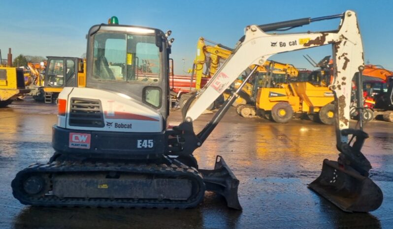 2020 Bobcat E45 Mini Excavators For Auction: Leeds – 22nd, 23rd, 24th & 25th January 25 @ 8:00am full