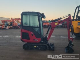 Unused Yanmar SV17VT Mini Excavators For Auction: Leeds – 22nd, 23rd, 24th & 25th January 25 @ 8:00am full