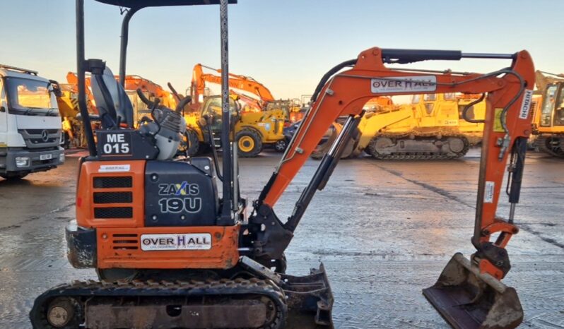 2019 Hitachi ZX19U-5A Mini Excavators For Auction: Leeds – 22nd, 23rd, 24th & 25th January 25 @ 8:00am full