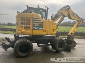 2018 Komatsu PW118MR-11 Wheeled Excavators For Auction: Leeds – 22nd, 23rd, 24th & 25th January 25 @ 8:00am full