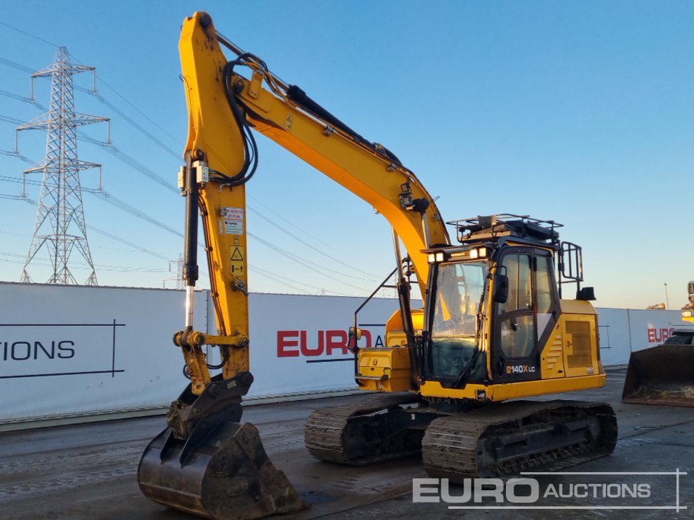 2019 JCB 140X LC 10 Ton+ Excavators For Auction: Leeds – 22nd, 23rd, 24th & 25th January 25 @ 8:00am