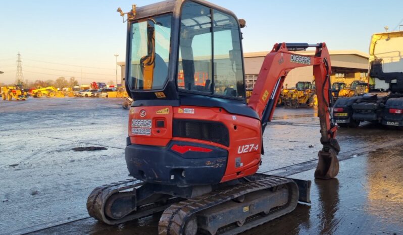 2018 Kubota U27-4 Mini Excavators For Auction: Leeds – 22nd, 23rd, 24th & 25th January 25 @ 8:00am full