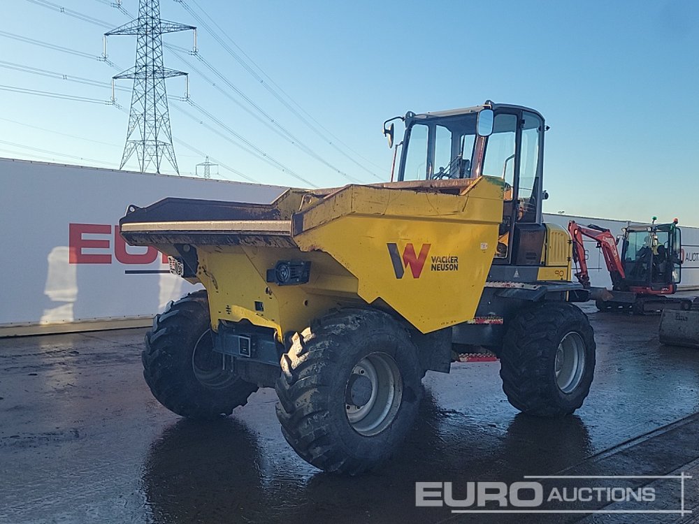 2019 Wacker Neuson DW90 Site Dumpers For Auction: Leeds – 22nd, 23rd, 24th & 25th January 25 @ 8:00am