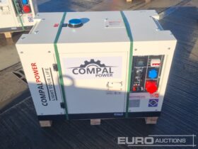 Unused 2024 Compal Power VG-R110 Generators For Auction: Leeds – 22nd, 23rd, 24th & 25th January 25 @ 8:00am