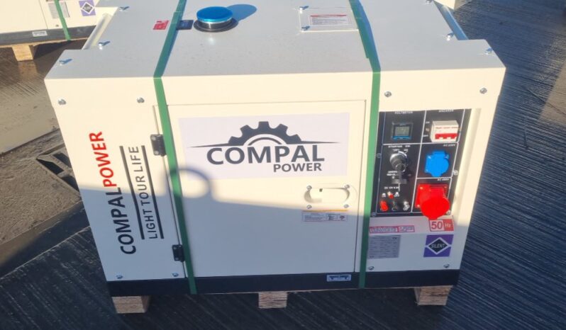 Unused 2024 Compal Power VG-R110 Generators For Auction: Leeds – 22nd, 23rd, 24th & 25th January 25 @ 8:00am