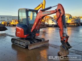 2018 Kubota U27-4 Mini Excavators For Auction: Leeds – 22nd, 23rd, 24th & 25th January 25 @ 8:00am full