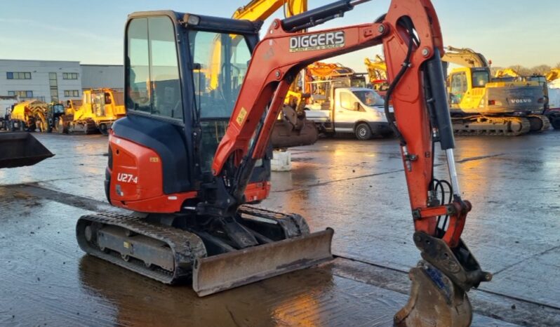 2018 Kubota U27-4 Mini Excavators For Auction: Leeds – 22nd, 23rd, 24th & 25th January 25 @ 8:00am full