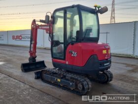 2023 Yanmar SV26 Mini Excavators For Auction: Leeds – 22nd, 23rd, 24th & 25th January 25 @ 8:00am full