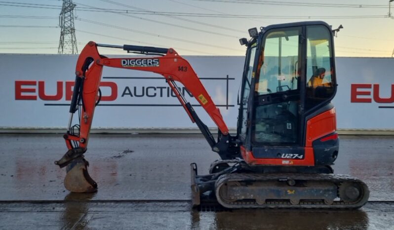 2018 Kubota U27-4 Mini Excavators For Auction: Leeds – 22nd, 23rd, 24th & 25th January 25 @ 8:00am full