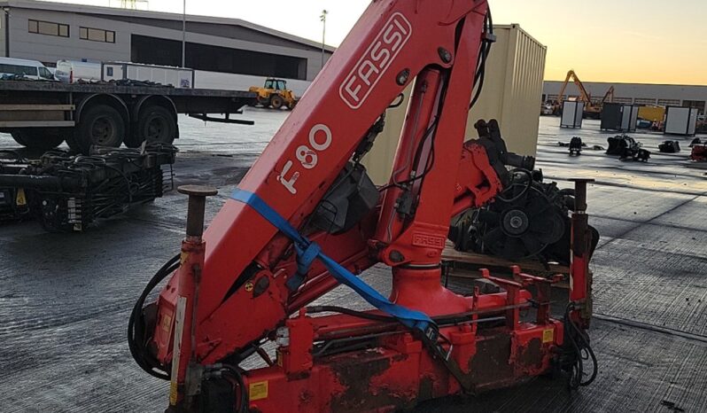 Fassi F80 Hydraulic Loading Cranes For Auction: Leeds – 22nd, 23rd, 24th & 25th January 25 @ 8:00am full