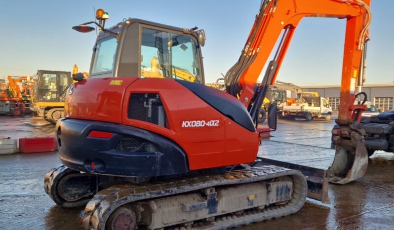 2022 Kubota KX080-4A2 6 Ton+ Excavators For Auction: Leeds – 22nd, 23rd, 24th & 25th January 25 @ 8:00am full