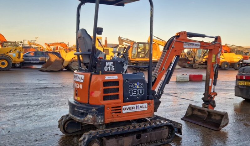 2019 Hitachi ZX19U-5A Mini Excavators For Auction: Leeds – 22nd, 23rd, 24th & 25th January 25 @ 8:00am full