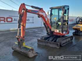 2017 Kubota U27-4 Mini Excavators For Auction: Leeds – 22nd, 23rd, 24th & 25th January 25 @ 8:00am