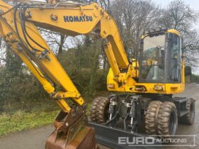 2018 Komatsu PW118MR-11 Wheeled Excavators For Auction: Leeds – 22nd, 23rd, 24th & 25th January 25 @ 8:00am