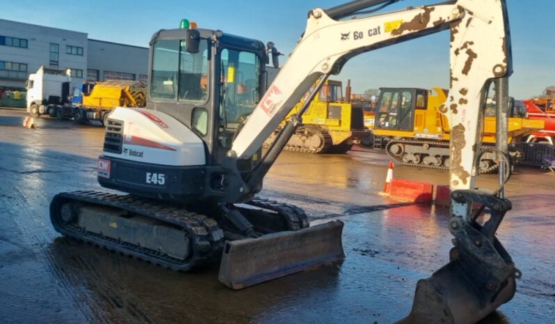 2020 Bobcat E45 Mini Excavators For Auction: Leeds – 22nd, 23rd, 24th & 25th January 25 @ 8:00am full