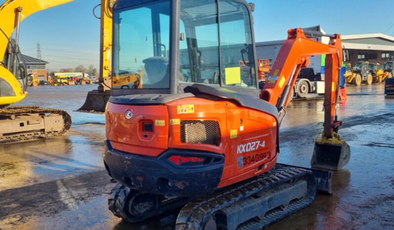 2018 Kubota KX027-4 Mini Excavators For Auction: Leeds – 22nd, 23rd, 24th & 25th January 25 @ 8:00am full