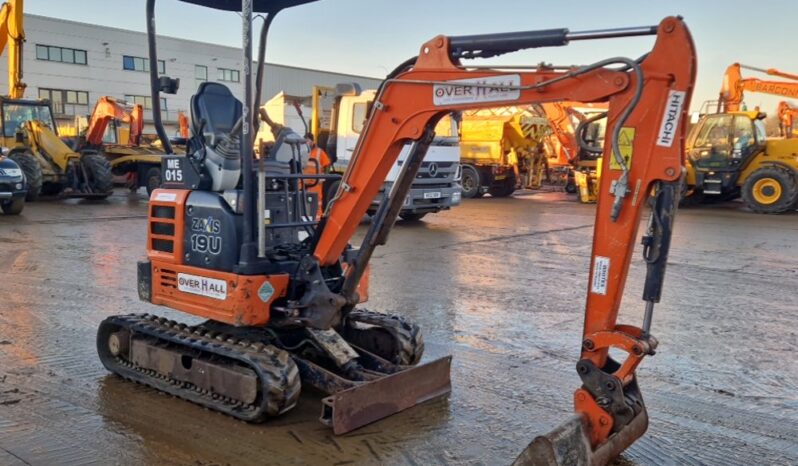 2019 Hitachi ZX19U-5A Mini Excavators For Auction: Leeds – 22nd, 23rd, 24th & 25th January 25 @ 8:00am full