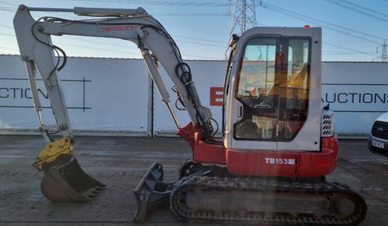 Takeuchi TB153FR Mini Excavators For Auction: Leeds – 22nd, 23rd, 24th & 25th January 25 @ 8:00am full