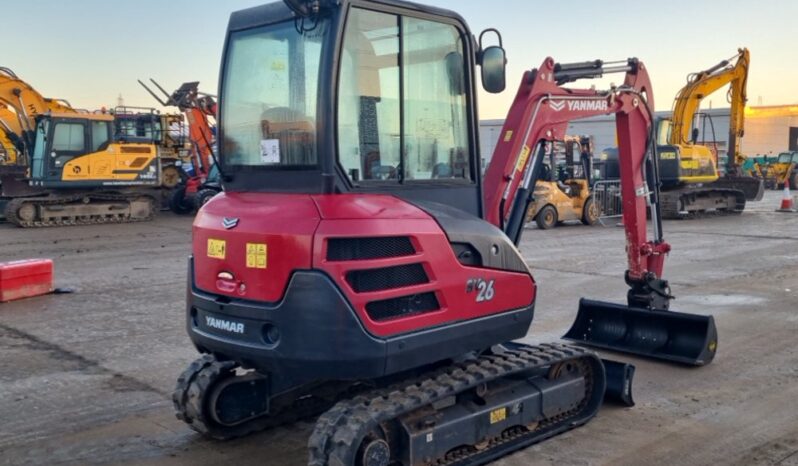 2023 Yanmar SV26 Mini Excavators For Auction: Leeds – 22nd, 23rd, 24th & 25th January 25 @ 8:00am full