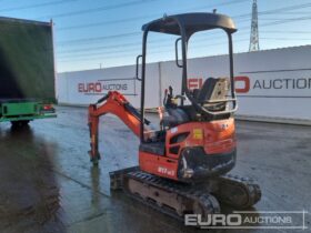 2016 Kubota U17-3A Mini Excavators For Auction: Leeds – 22nd, 23rd, 24th & 25th January 25 @ 8:00am full