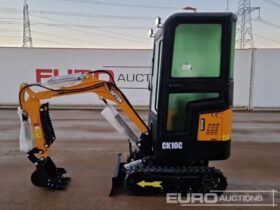 Unused 2024 Captok CK10C Micro Excavators For Auction: Leeds – 22nd, 23rd, 24th & 25th January 25 @ 8:00am full