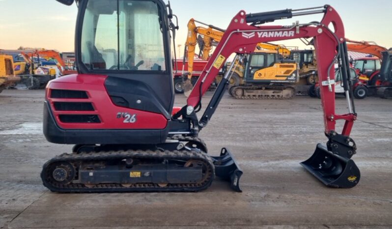 2023 Yanmar SV26 Mini Excavators For Auction: Leeds – 22nd, 23rd, 24th & 25th January 25 @ 8:00am full