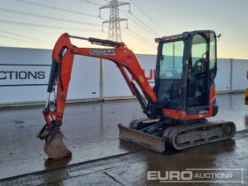 2018 Kubota U27-4 Mini Excavators For Auction: Leeds – 22nd, 23rd, 24th & 25th January 25 @ 8:00am