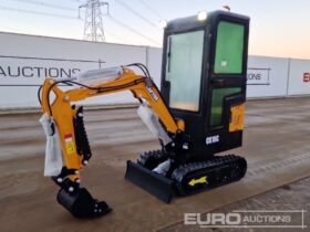 Unused 2024 Captok CK10C Micro Excavators For Auction: Leeds – 22nd, 23rd, 24th & 25th January 25 @ 8:00am