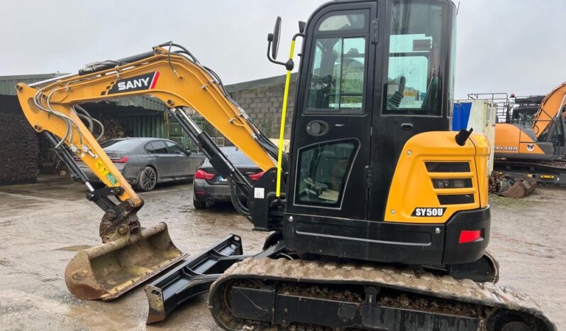 2022 Sany SY50U Mini Excavators For Auction: Leeds – 22nd, 23rd, 24th & 25th January 25 @ 8:00am full