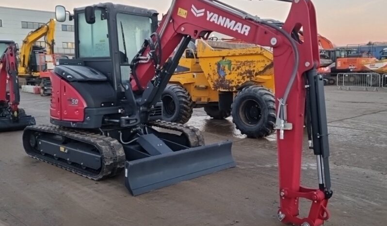 Unused 2024 Yanmar ViO50 Mini Excavators For Auction: Leeds – 22nd, 23rd, 24th & 25th January 25 @ 8:00am full