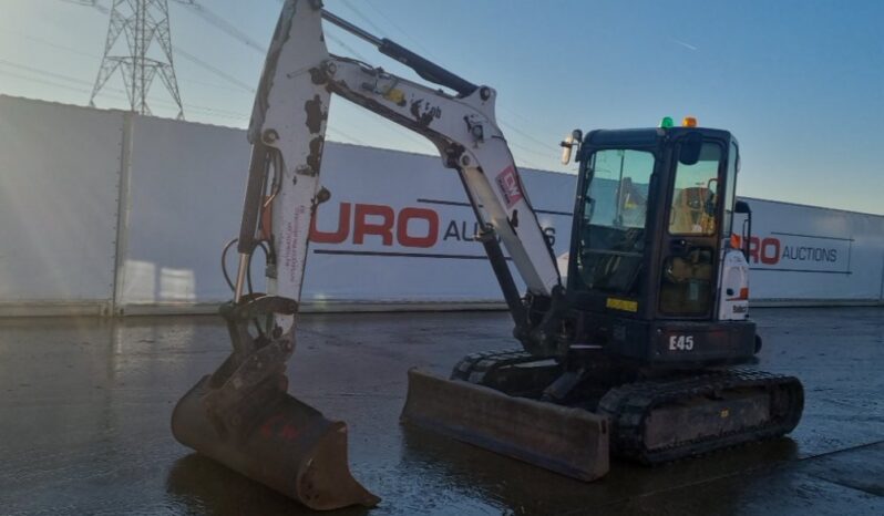 2020 Bobcat E45 Mini Excavators For Auction: Leeds – 22nd, 23rd, 24th & 25th January 25 @ 8:00am