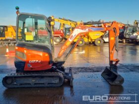 2017 Kubota U27-4 Mini Excavators For Auction: Leeds – 22nd, 23rd, 24th & 25th January 25 @ 8:00am full