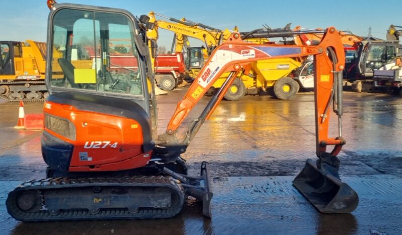 2017 Kubota U27-4 Mini Excavators For Auction: Leeds – 22nd, 23rd, 24th & 25th January 25 @ 8:00am full