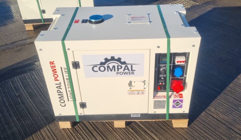 Unused 2024 Compal Power VG-R110 Generators For Auction: Leeds – 22nd, 23rd, 24th & 25th January 25 @ 8:00am full