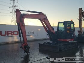 2016 Kubota KX080-4 6 Ton+ Excavators For Auction: Leeds – 22nd, 23rd, 24th & 25th January 25 @ 8:00am