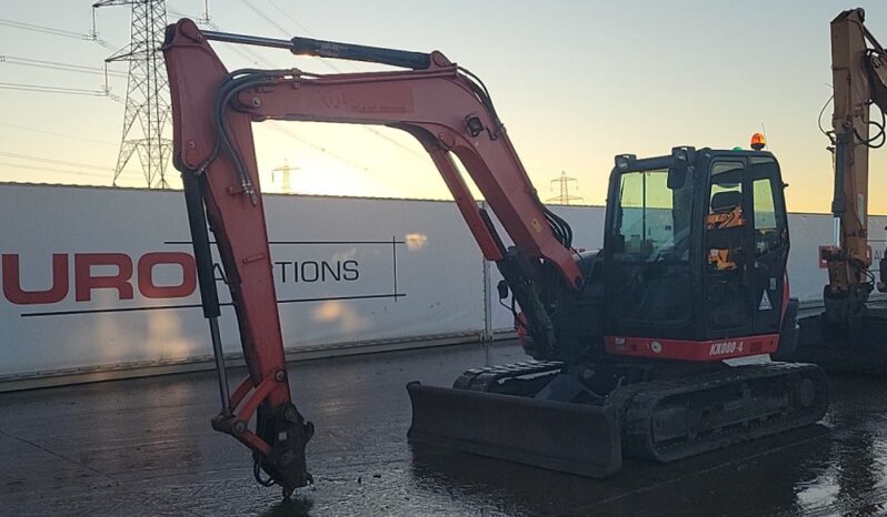 2016 Kubota KX080-4 6 Ton+ Excavators For Auction: Leeds – 22nd, 23rd, 24th & 25th January 25 @ 8:00am