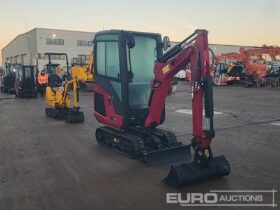 Unused Yanmar SV17VT Mini Excavators For Auction: Leeds – 22nd, 23rd, 24th & 25th January 25 @ 8:00am full