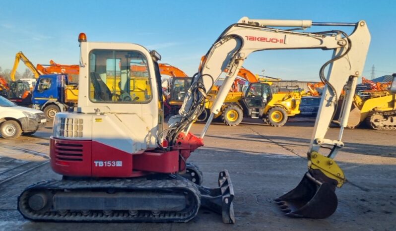 Takeuchi TB153FR Mini Excavators For Auction: Leeds – 22nd, 23rd, 24th & 25th January 25 @ 8:00am full