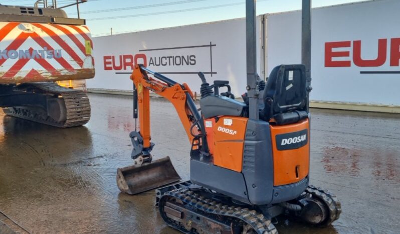 2022 Doosan DX10Z Mini Excavators For Auction: Leeds – 22nd, 23rd, 24th & 25th January 25 @ 8:00am full