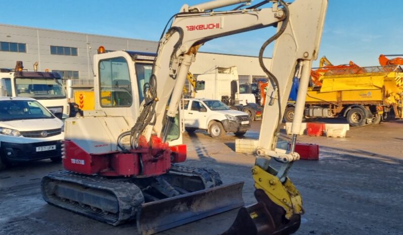 Takeuchi TB153FR Mini Excavators For Auction: Leeds – 22nd, 23rd, 24th & 25th January 25 @ 8:00am full