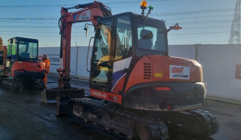 2018 Kubota KX080-4A 6 Ton+ Excavators For Auction: Leeds – 22nd, 23rd, 24th & 25th January 25 @ 8:00am full