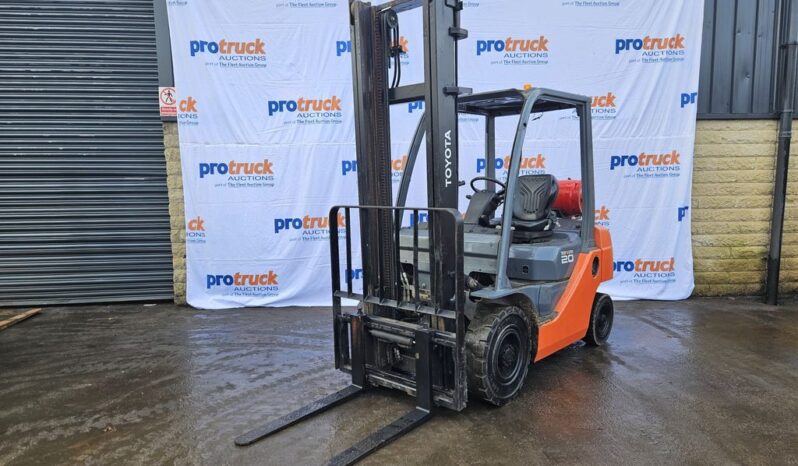 2010 TOYOTA 02-8FGF20 FORKLIFT For Auction on 2025-02-04 For Auction on 2025-02-04