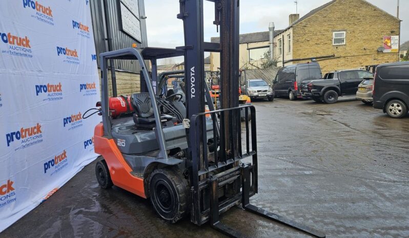 2010 TOYOTA 02-8FGF20 FORKLIFT For Auction on 2025-02-04 For Auction on 2025-02-04 full