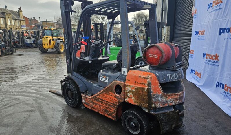 2008 TOYOTA 02-8FGF25 FORKLIFT For Auction on 2025-02-04 For Auction on 2025-02-04 full