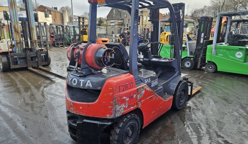 2008 TOYOTA 02-8FGF25 FORKLIFT For Auction on 2025-02-04 For Auction on 2025-02-04 full