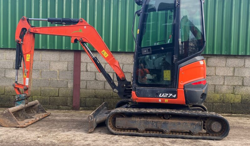 2.7T Excavator Kubota U27-4 2020 full