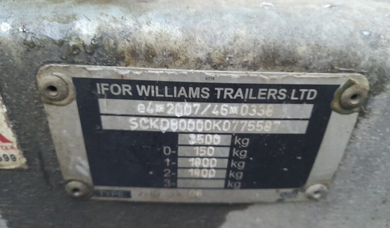 Ifor Williams Plant Trailers For Auction on:2025-02-05 full