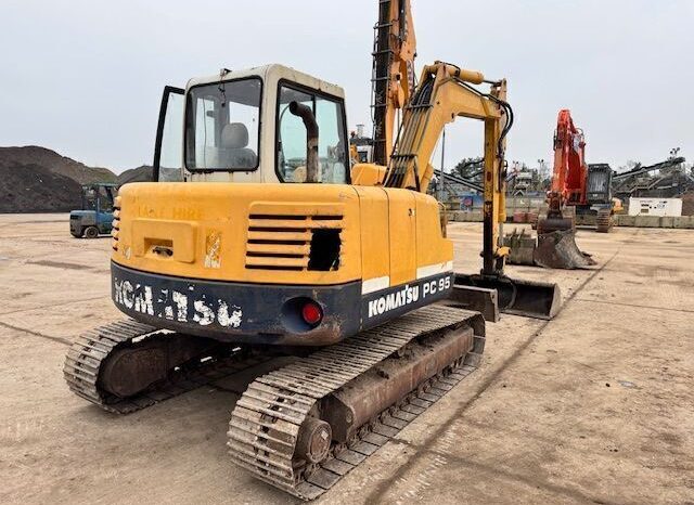 1995 Komatsu PC95 Tracked Excavator For Auction on 2025-01-29 full