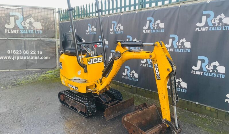 2015 JCB 8008 CTS Excavator full