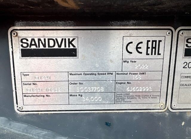 2022 Sandvik QJ241 Mobile Jaw Crusher For Auction on 2025-01-29 full